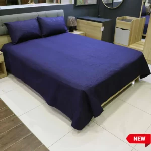 Luxe Bed Spread Ocean Quilted Jacquard Embossed